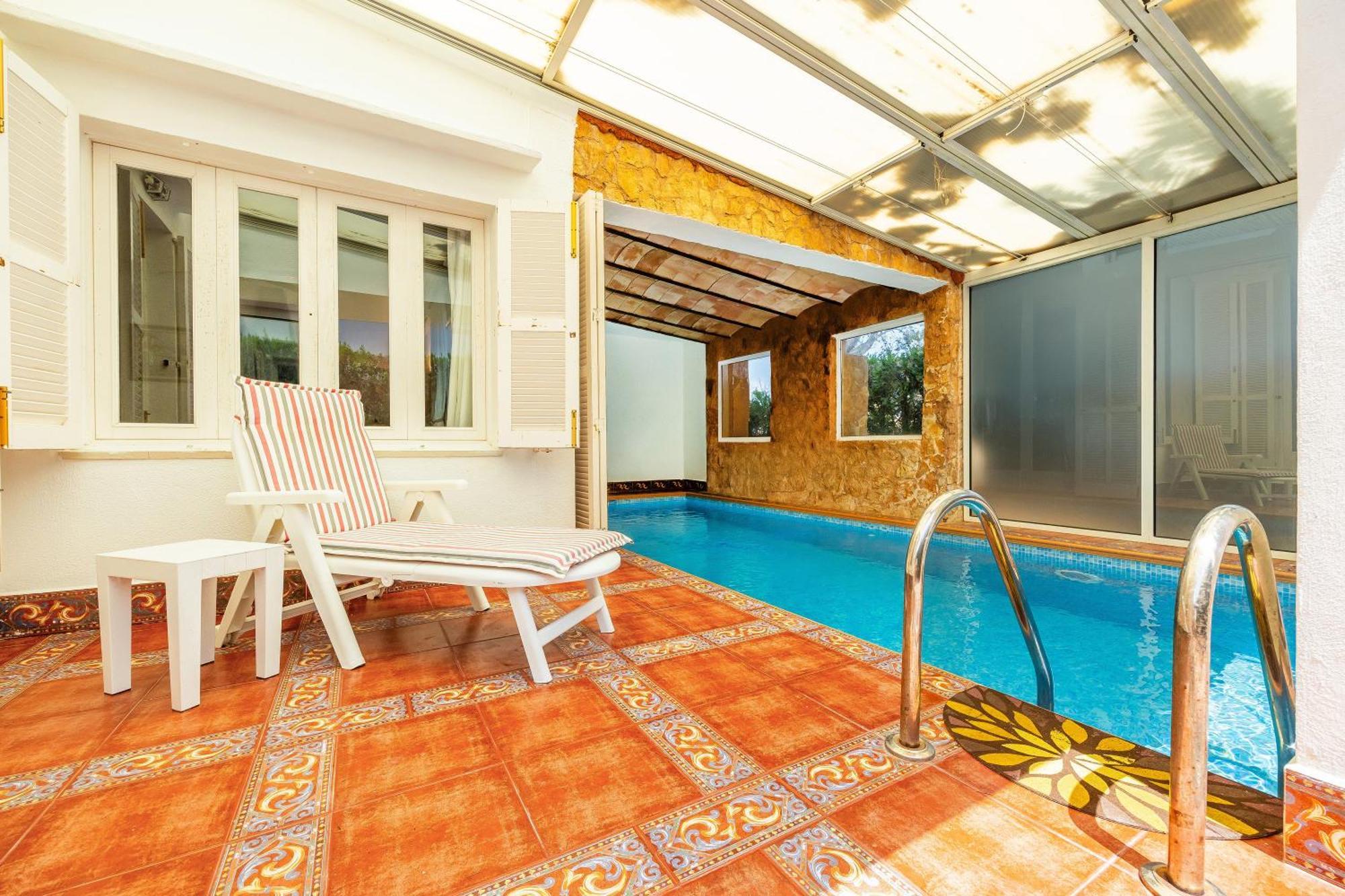 Villa Malik Mit Meerblick Und Pool Cala D´Or Eksteriør bilde